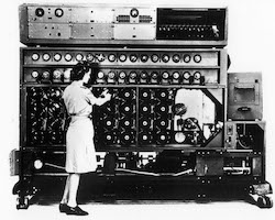 Enigma machine from WWII